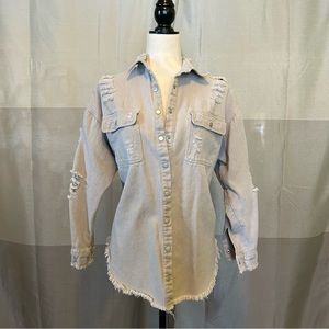 Women’s Oversized Jean Jacket